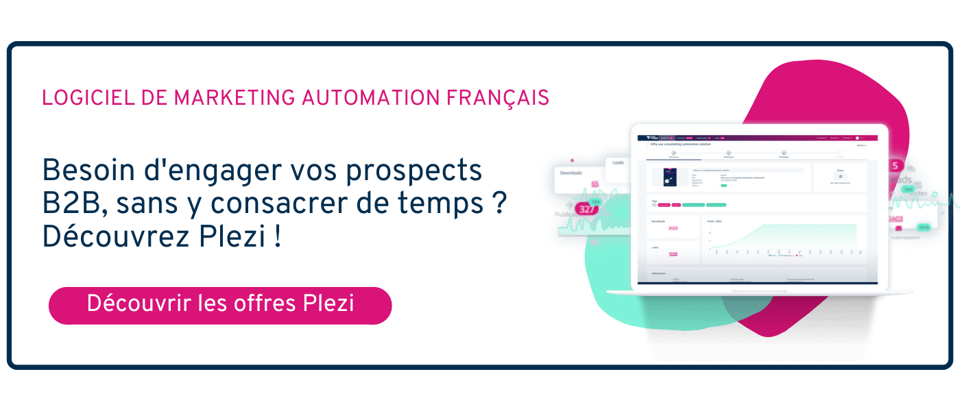 Découvrez Plezi : solution de marketing automation B2B