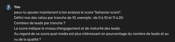 Prompt ajouter un score à une analyse 