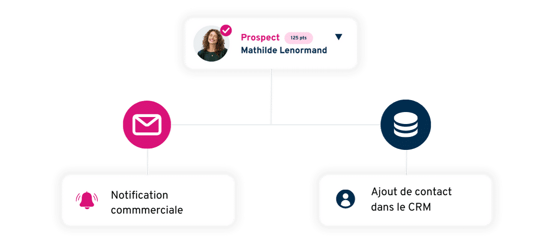 Lead scoring - Transmission des contacts MQL aux sales